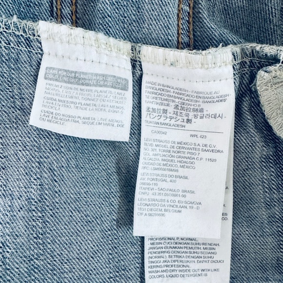 Vintage 90s Levi's Denim Jacket men's size L - Picture 11 of 11